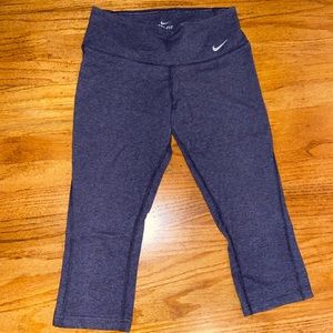 Nike Dri-fit purple shirt leggings